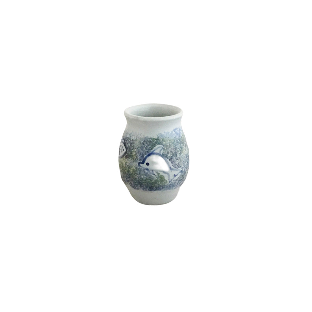 Atlantic Seascape Curvy Vase