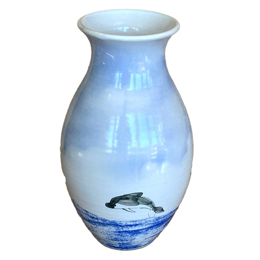 Dolphin Curvy Vase