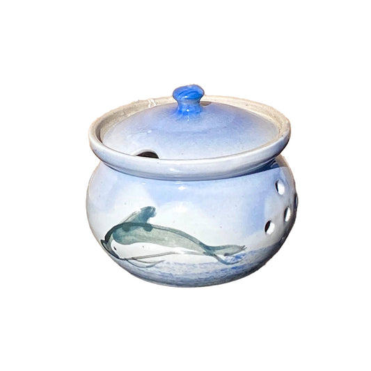 Dolphin Garlic Pot