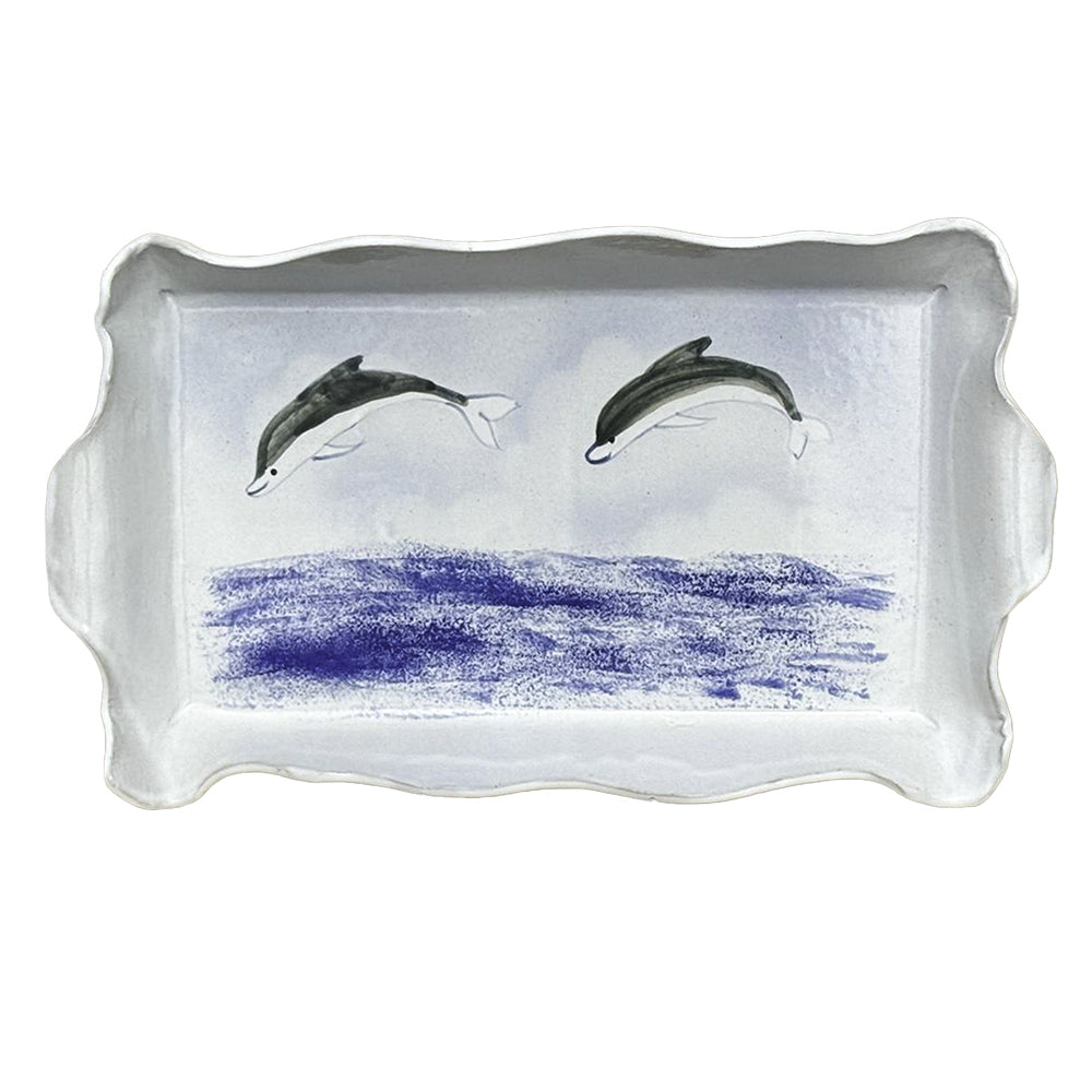 Dolphin Slab Dish - Oblong