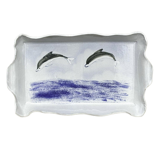 Dolphin Slab Dish - Oblong