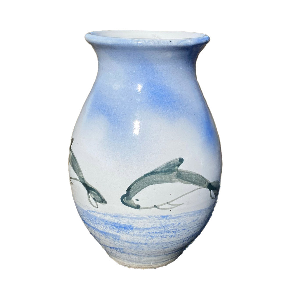 Dolphin Curvy Vase
