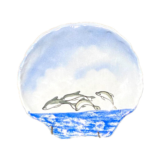 Dolphin Scallop Plate