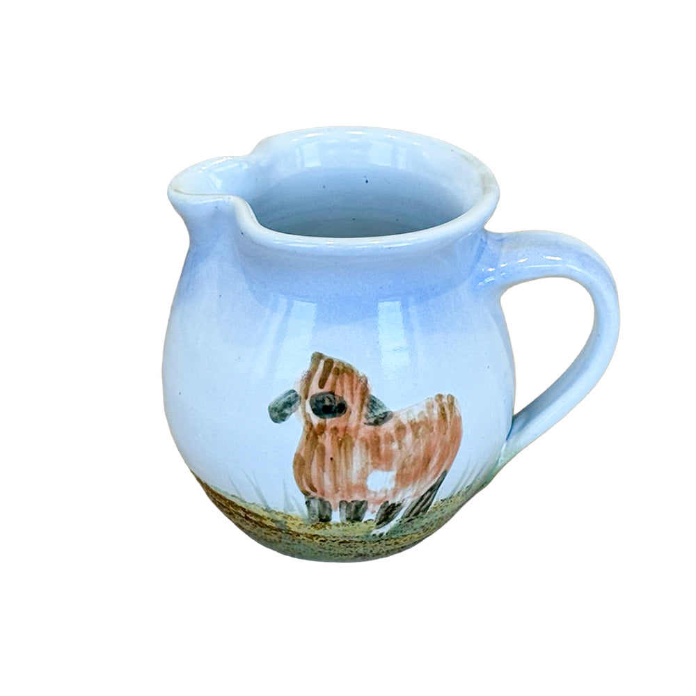 Highland Cow Curvy Cream Jug