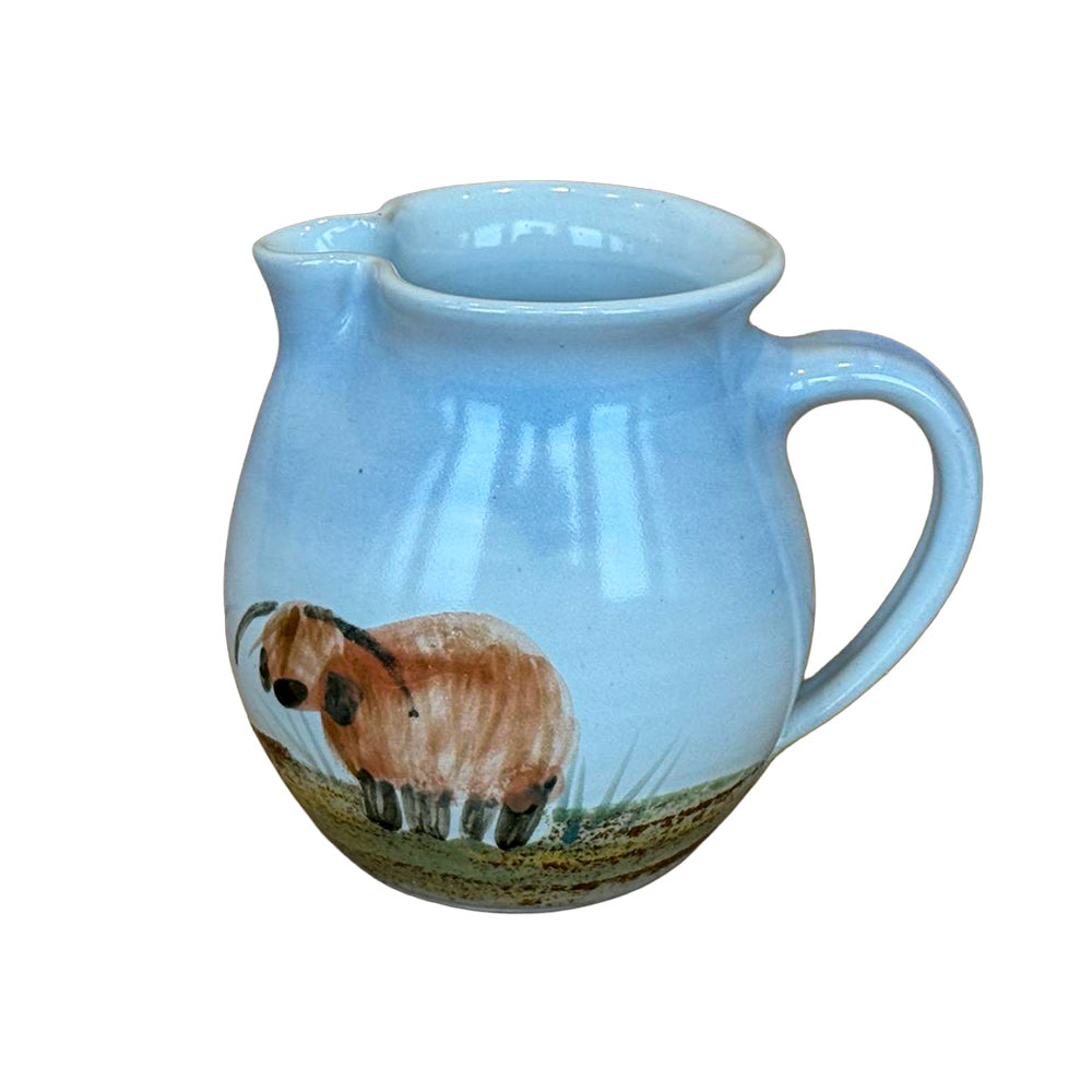 Highland Cow Curvy Milk Jug