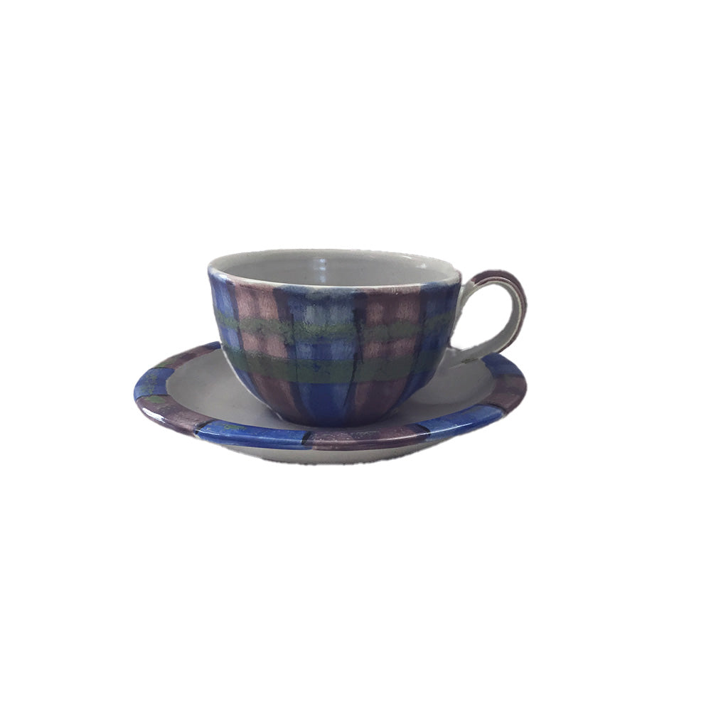 Tartan Cup and Saucer