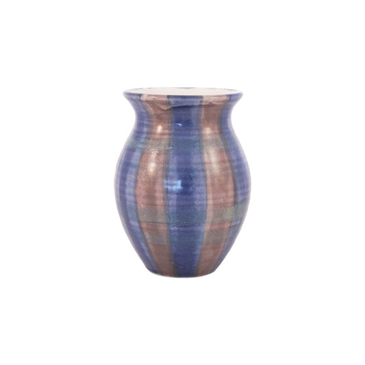 Tartan Curvy Vase