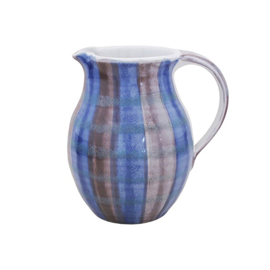Tartan Curvy Water Jug