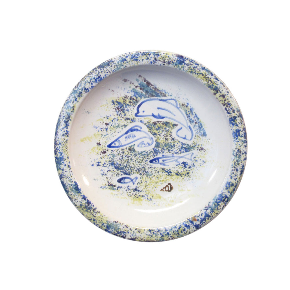 Atlantic Seascape Small Round Plate