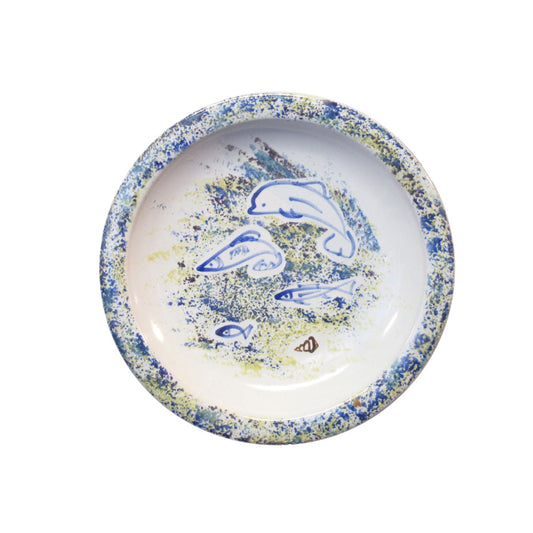 Atlantic Seascape Small Round Plate