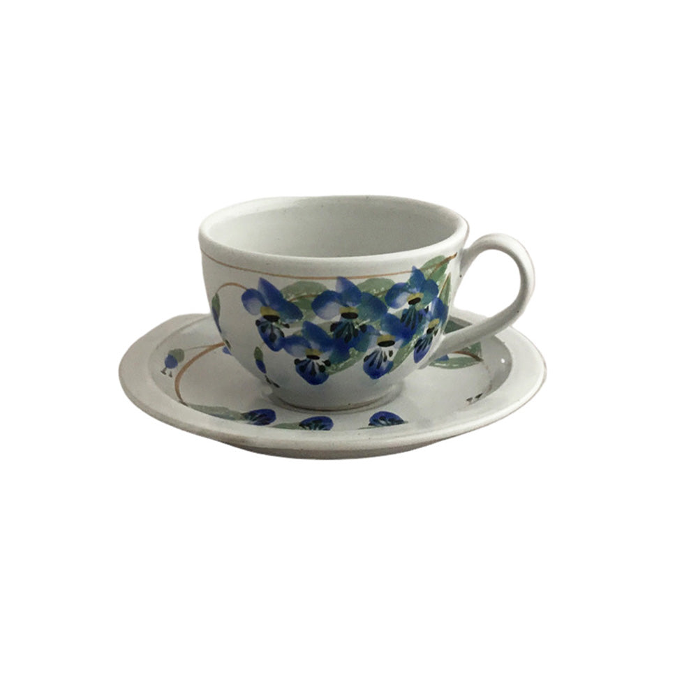 Clematis Cup and Saucer