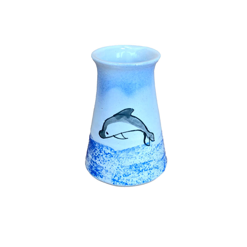 Dolphin Straight Small Vase