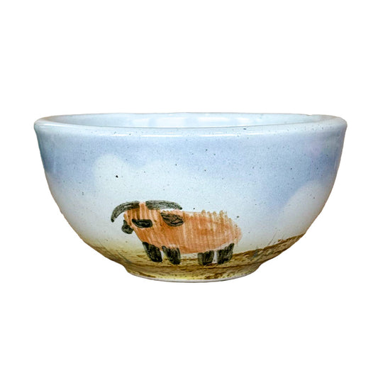 Highland Cow Soup Bowl