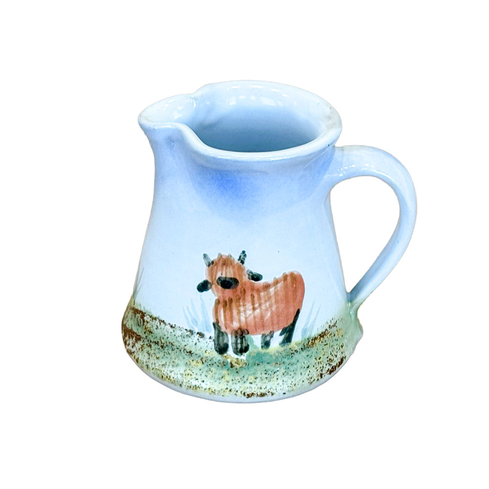Highland Cow Straight Cream Jug