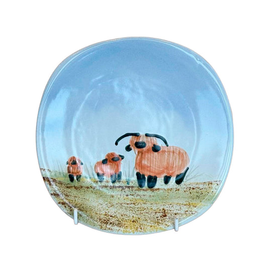 Highland Cow Plate Medium