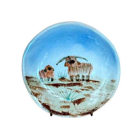 Highland Cow Plate Small