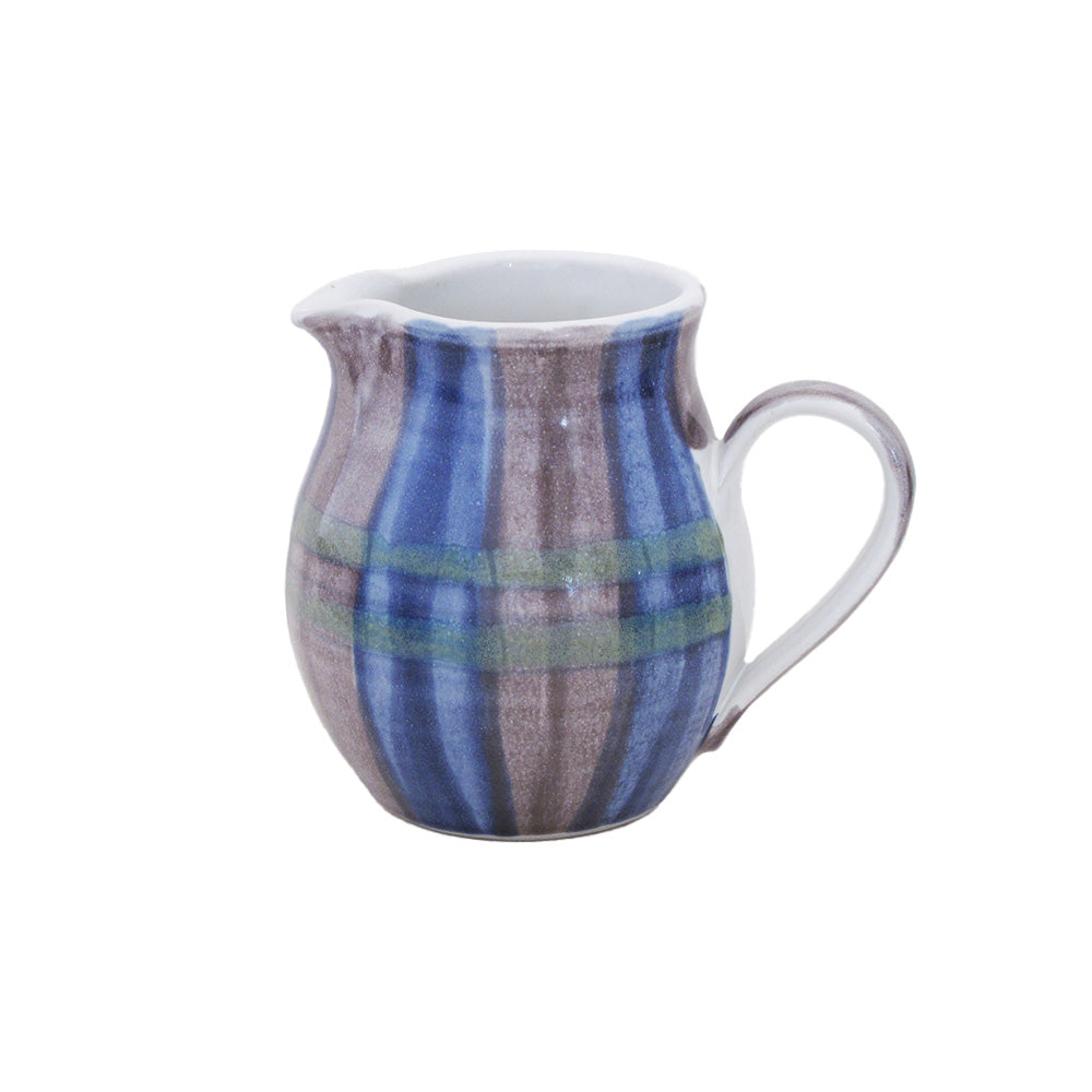 Tartan Curvy Milk Jug