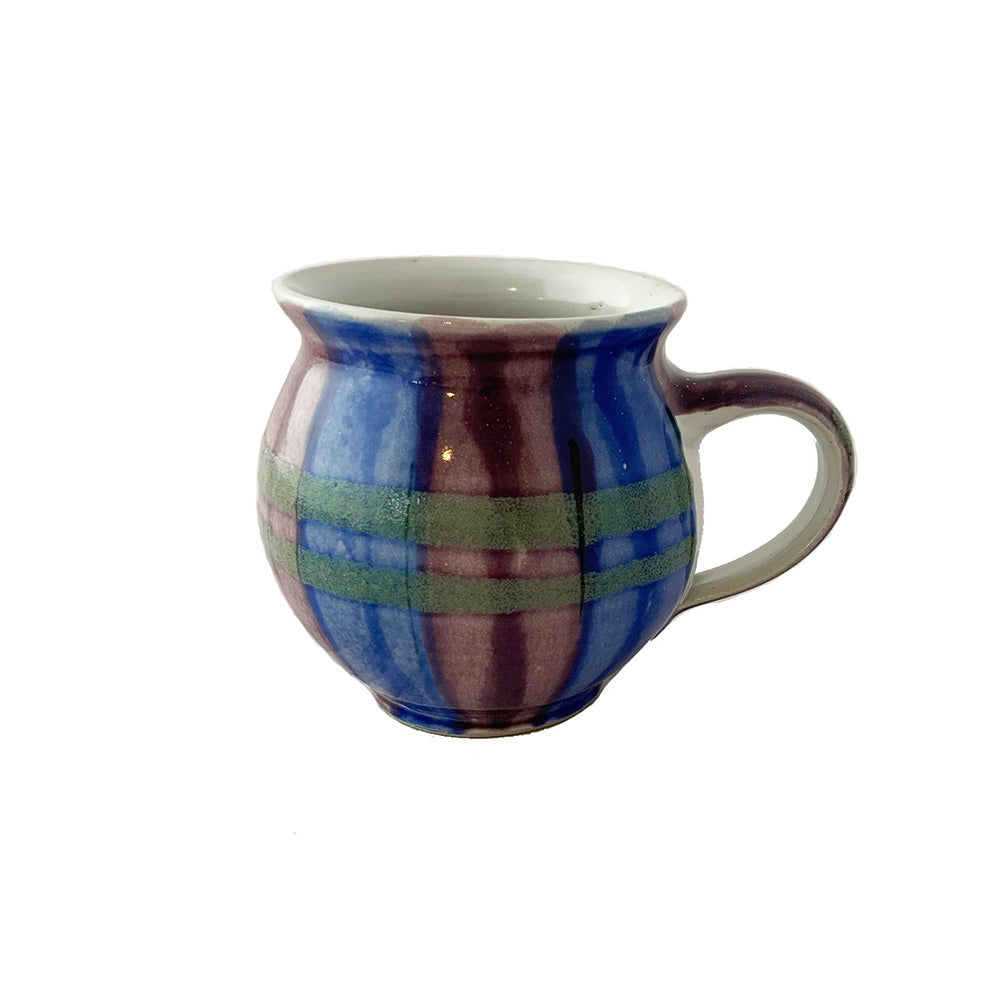 Tartan Curvy Mug / Tankard