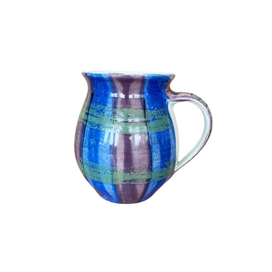 Tartan Curvy Mug / Tankard