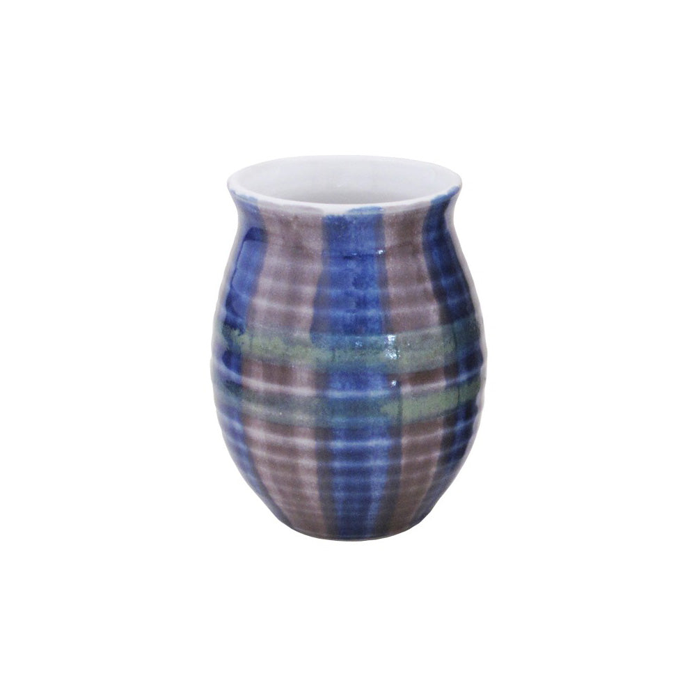 Tartan Curvy Vase