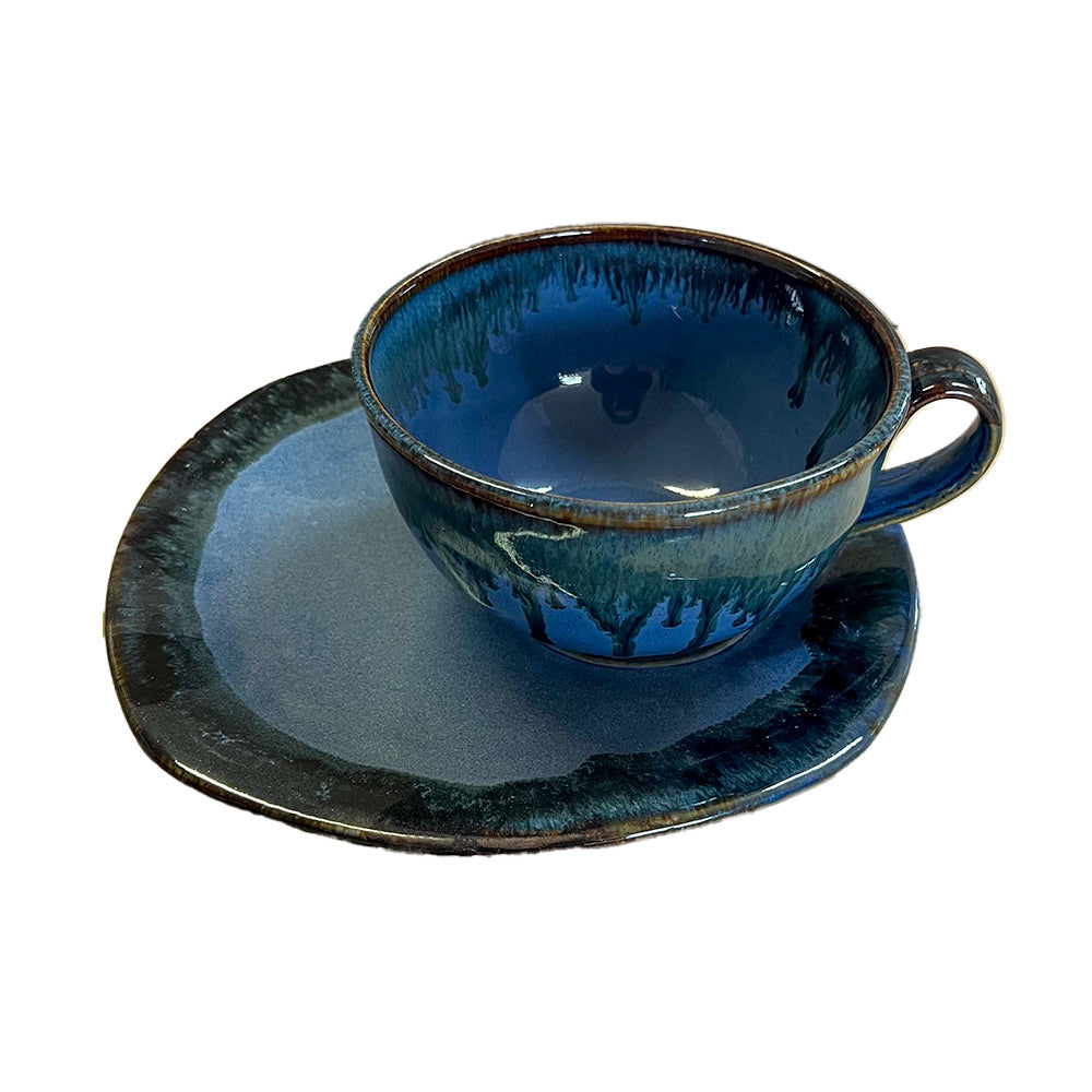 Uig Blue Breakfast Cup and Saucer