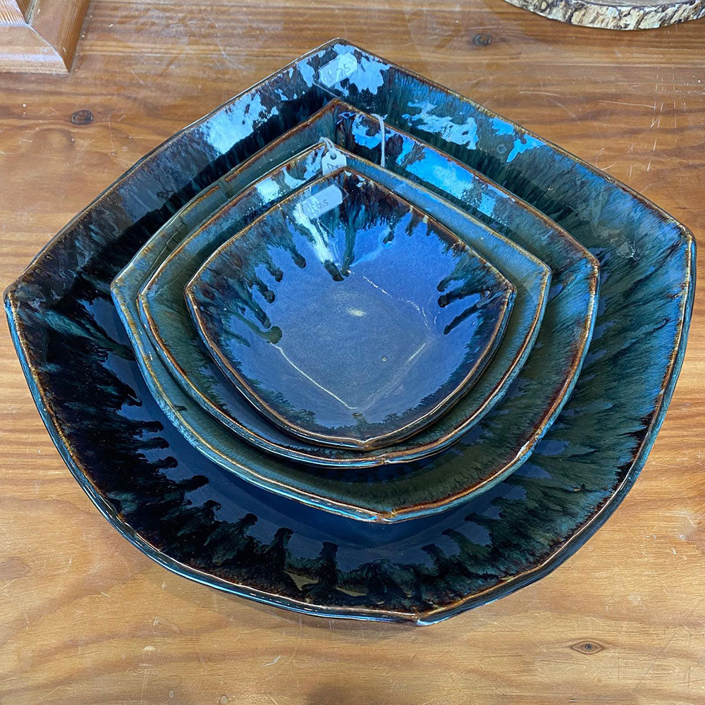 Uig Blue Slab Bowls